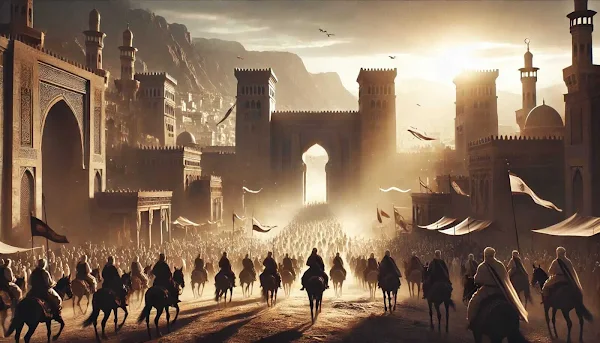 📜✨ فتح مكة.. انتصارات في شهر الرحمات 🕋🤲