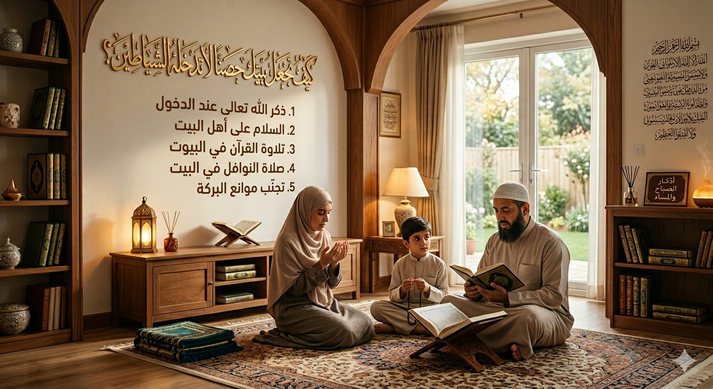 كيف تجعل بيتك حصنًا لا تدخله الشياطين؟