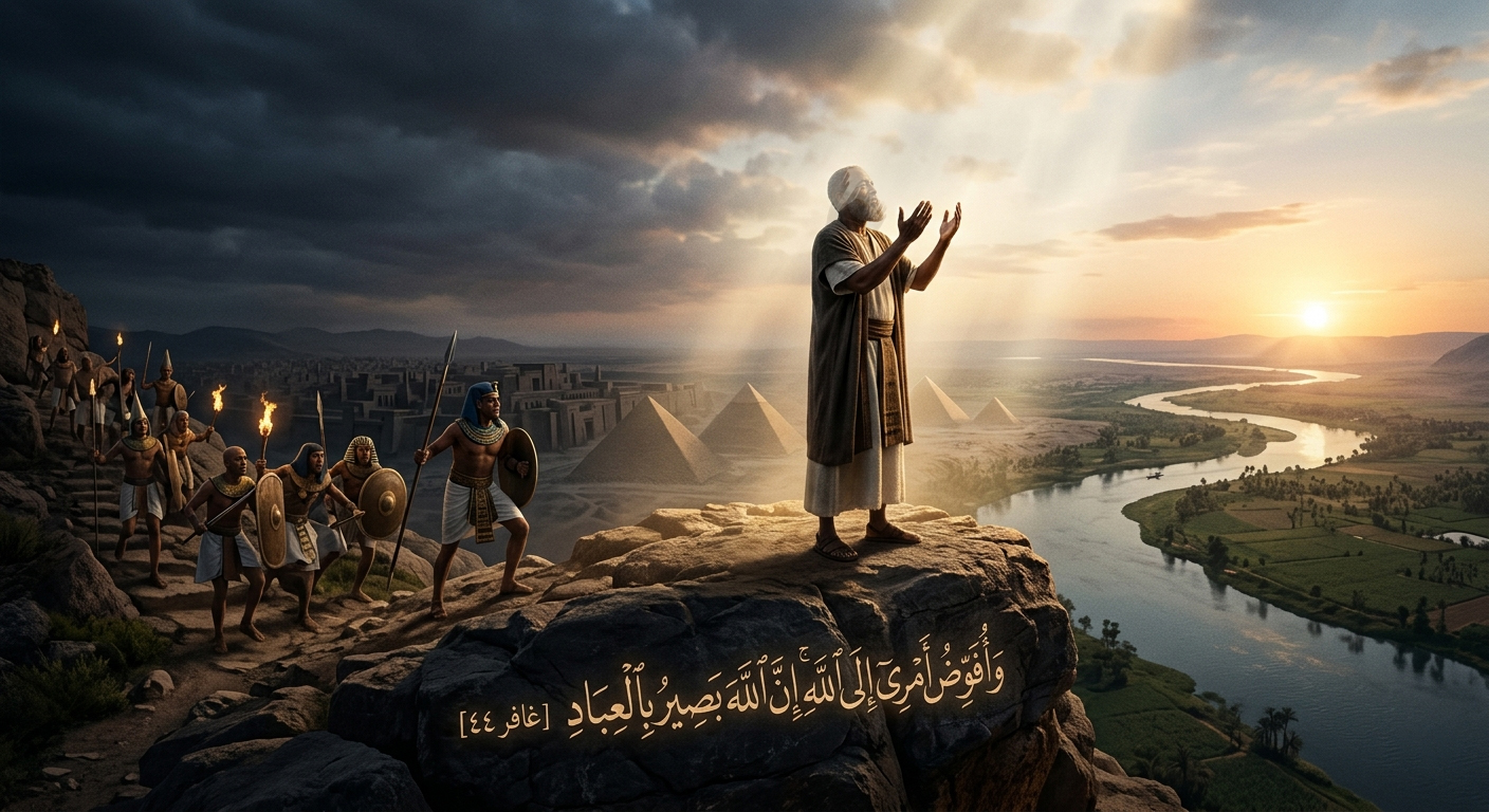 ﴿وَأُفَوِّضُ أَمْرِي إِلَى اللَّهِ﴾.. طريقك للنجاة من مكر الناس!