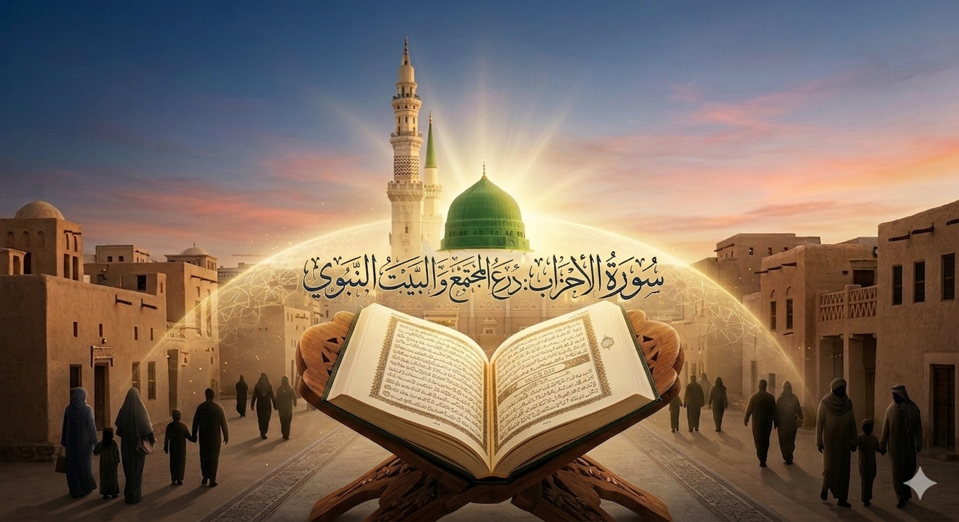 سورة الأحزاب: درع المجتمع ومنارة البيت النبوي