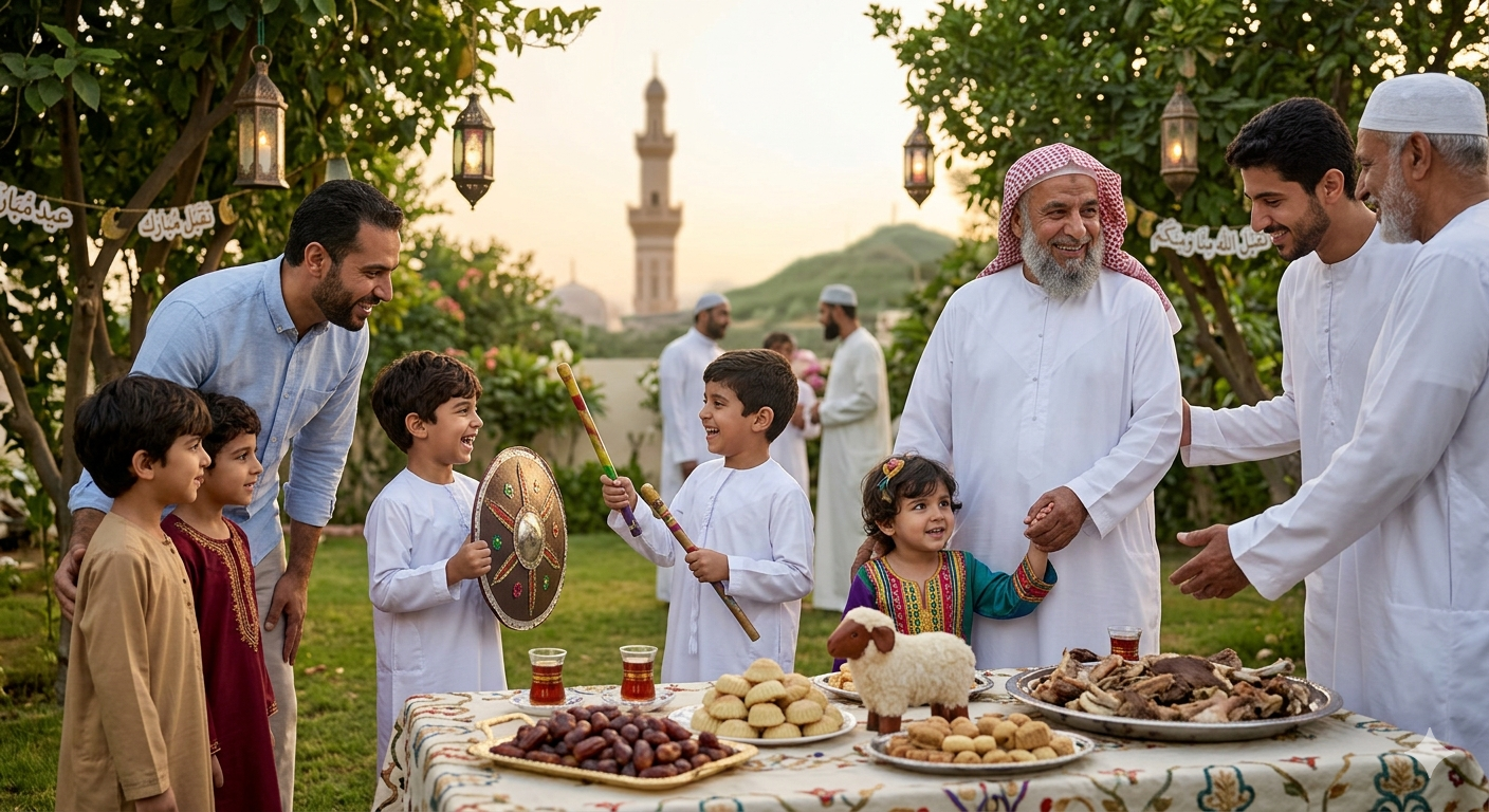 «هذا عِيدُنَا» .. بهجةٌ وسرورٌ!