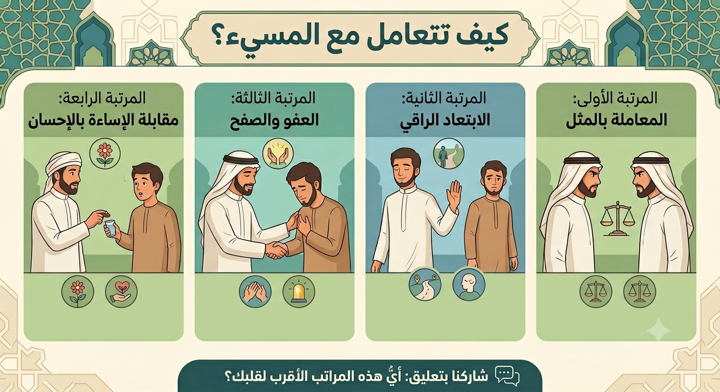 كيف تتعامل مع المسيء؟