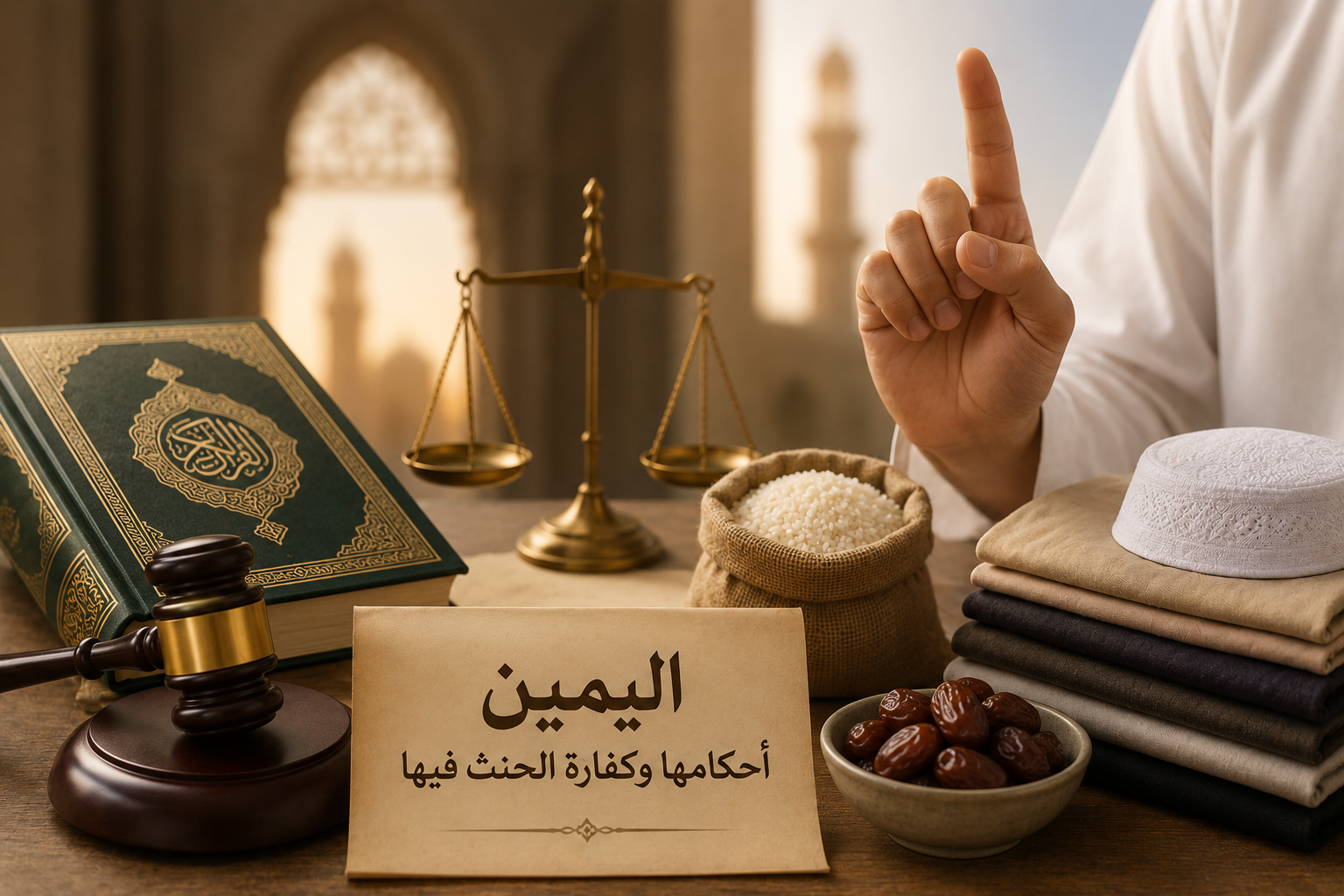 اليمين... أحكامها وكفارة الحنث فيها
