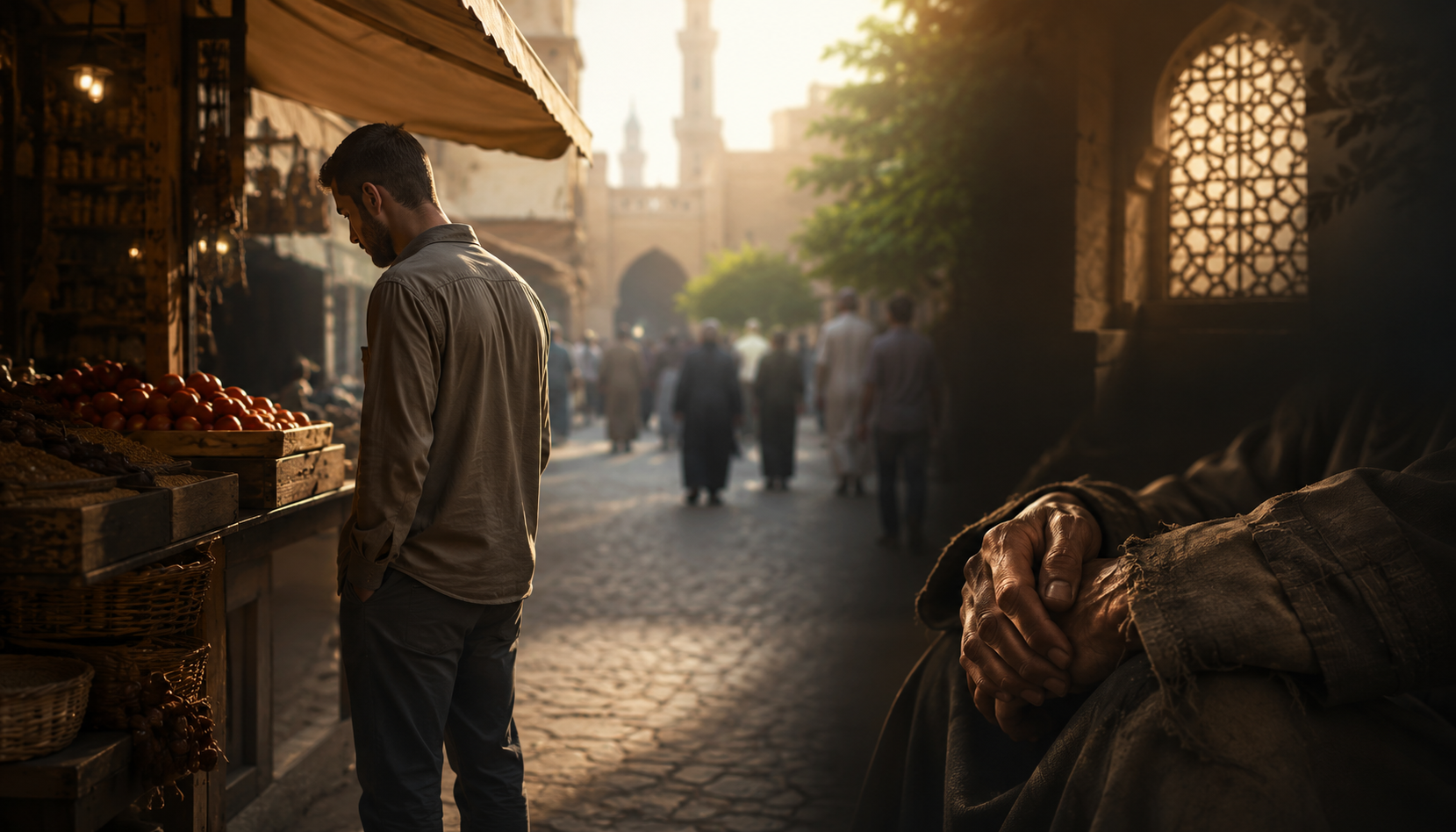 هل تعرف المحتاج المتعفف؟